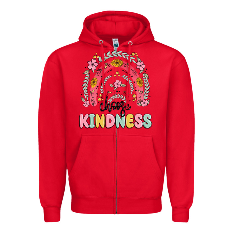 Choose Kindness Zipper Hoodie by MaliasSmallBusiness | Teevron
