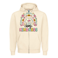 Sandshell choose kindness Zipper Hoodie - MaliasSmallBusiness