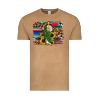 Vintage Camel san judas leopard cowhide sunflower background Vintage Tee - JahusDesignShop