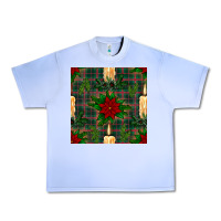 Grape Ice christmas candle and ornaments seamless pattern Urban Heavy Tee - BundleAndBundleShop