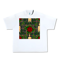 White christmas candle and ornaments seamless pattern Urban Heavy Tee - BundleAndBundleShop