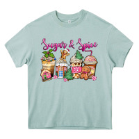 Arona sugar and spice pink gingerbread coffee cups Heavy Core Tee - Zillion Design Studio