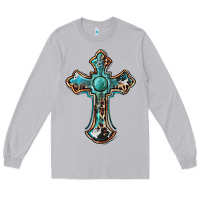 Moon Dust western cross Long Sleeve Tee - BarkalooDesign