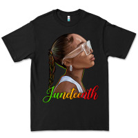 Black juneteenth black woman Premium Tee - texasbilliewilder