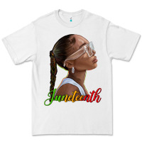 White juneteenth black woman Premium Tee - texasbilliewilder