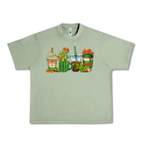 Oil Green cactus coffee cups Urban Heavy Tee - AdoDesignShop