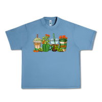 Pebble Blue cactus coffee cups Urban Heavy Tee - AdoDesignShop