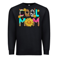 Black cool mom Premium Sweatshirt - LillyAllenDesigns