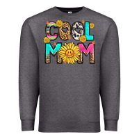 Charcoal Heather cool mom Premium Sweatshirt - LillyAllenDesigns