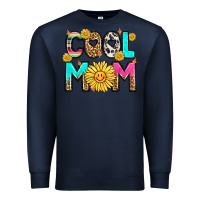 Navy cool mom Premium Sweatshirt - LillyAllenDesigns