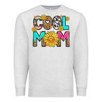 Oatmeal Heather cool mom Premium Sweatshirt - LillyAllenDesigns