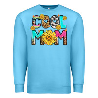 Ocean Blue cool mom Premium Sweatshirt - LillyAllenDesigns