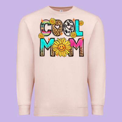 Cool Mom Premium Sweatshirt Designed By Lillyallendesigns