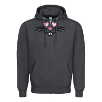 Smoke bunny face easter Zipper Hoodie - MaliasSmallBusiness