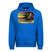 Cobalt mardi gras flag Urban Hoodie - CowGirlArtShop