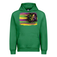 Emerald mardi gras flag Urban Hoodie - CowGirlArtShop