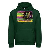 Forest Green mardi gras flag Urban Hoodie - CowGirlArtShop