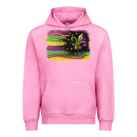 Fuchsia Pink mardi gras flag Urban Hoodie - CowGirlArtShop