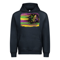 Navy mardi gras flag Urban Hoodie - CowGirlArtShop