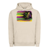 Pigment French Oak mardi gras flag Urban Hoodie - CowGirlArtShop