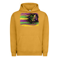 Pigment Peanut Butter mardi gras flag Urban Hoodie - CowGirlArtShop