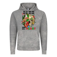 Dead İnside But Merry Human Skull Vintage Hoodie | Teevron