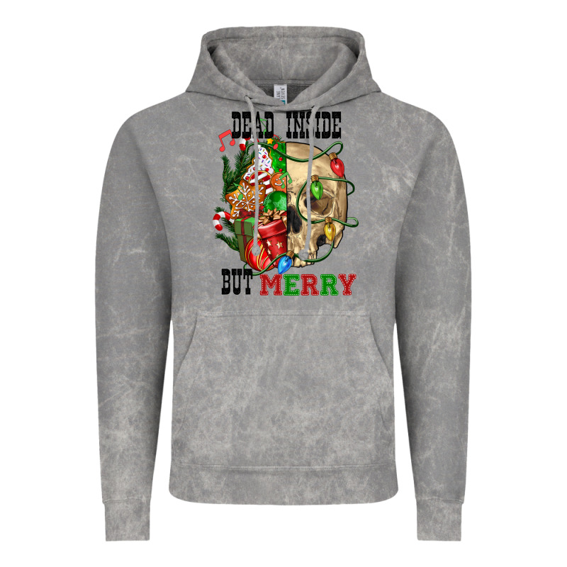 Dead İnside But Merry Human Skull Vintage Hoodie by FaDigitalArtStudio | Teevron