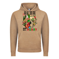 Vintage Coffee Dead İnside But Merry Human Skull Vintage Hoodie - FaDigitalArtStudio
