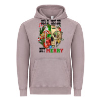 Vintage Zinc Dead İnside But Merry Human Skull Vintage Hoodie - FaDigitalArtStudio