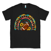 Black football rainbow Classic Tee - Artiststas