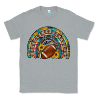 Heather Grey football rainbow Classic Tee - Artiststas