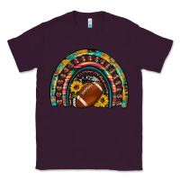 Plum football rainbow Classic Tee - Artiststas