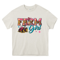 Cream farm girl Heavy Core Tee - texasbilliewilder
