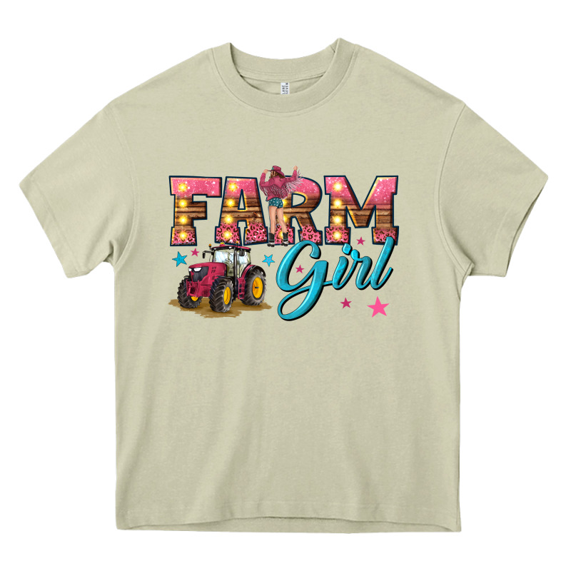 Farm Girl Heavy Core Tee by texasbilliewilder | Teevron