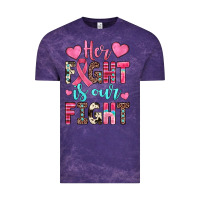 Cloud Purple her fight is our fight Vintage Tee - JahusDesignShop
