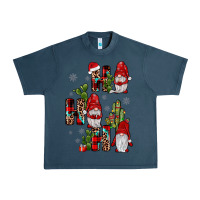 Midnight Navy ho ho ho gnome Urban Heavy Tee - JahusDesignShop