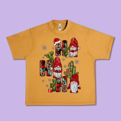 Ho Ho Ho Gnome Urban Heavy Tee Designed By Jahusdesignshop