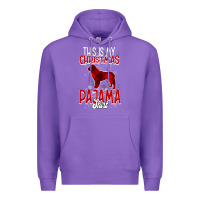 Purple This Is My Christmas Pajama Shirt Premium Hoodie - Bettercallsaul