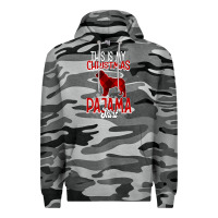 Slate Camo This Is My Christmas Pajama Shirt Premium Hoodie - Bettercallsaul