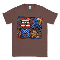 Chestnut Army Veteran mama leopard frame 4th of July Classic Tee - LillyAllenDesigns
