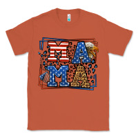 Copper Army Veteran mama leopard frame 4th of July Classic Tee - LillyAllenDesigns