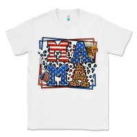 Army Veteran Mama Leopard Frame 4th Of July Classic Tee | Teevron