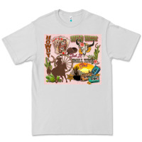 Dove Grey wild west western Premium Tee - Zillion Design Studio