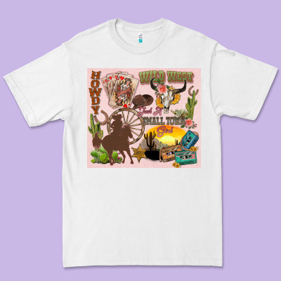Wild West Western Premium Tee Designed By Zillion Design Studio