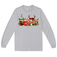 Moon Dust Reindeer Christmas Coffee Cups Long Sleeve Tee - Jasminsmagicworld