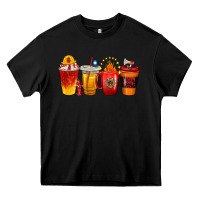 Black firefighter coffee cups Heavy Core Tee - texasbilliewilder