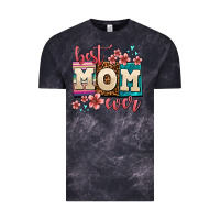 Cloud Black best mom ever Vintage Tee - AdoDesignShop