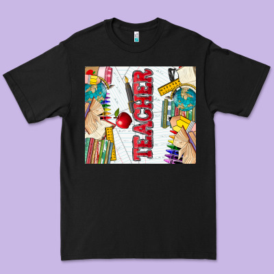 Teacher Premium Tee Designed By Zillion Design Studio