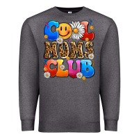 Charcoal Heather cool moms club Premium Sweatshirt - LillyAllenDesigns