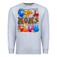 Heather Grey cool moms club Premium Sweatshirt - LillyAllenDesigns